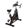 Cross-border home-use spinning bicycle with heart rate, mobile phone holder, water bottle, exercise bike, safe and silent bicycle