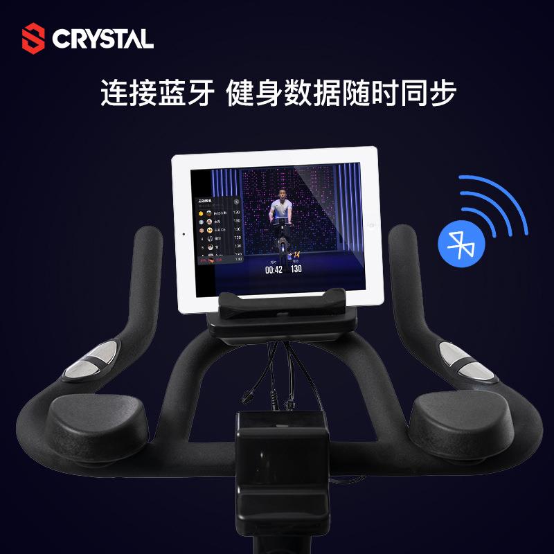 Crystal Home Spinning Bike Professional Indoor Exercise Bike Ultra-Quiet Magnetic Control Cycling Bicycle