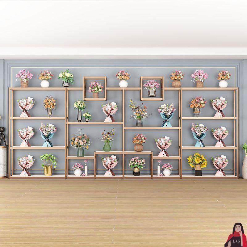 花店花架子盆景展柜花束陈列柜可调节花瓶鲜花展示架货架加厚定制,淘宝优惠券,粉丝福利购,淘宝优惠卷