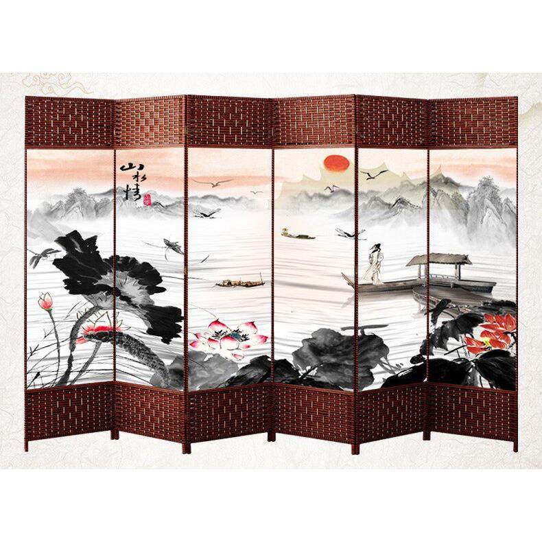 简易屏风隔断墙折屏遮挡简约现代折叠移动布艺玄关中式挡风玻璃平,淘宝优惠券,粉丝福利购,淘宝优惠卷