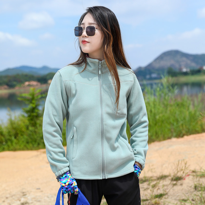 户外时尚抓绒衣女上衣摇粒绒外套女单层厚款保暖透气登山徒步秋冬,淘宝优惠券,粉丝福利购,淘宝优惠卷