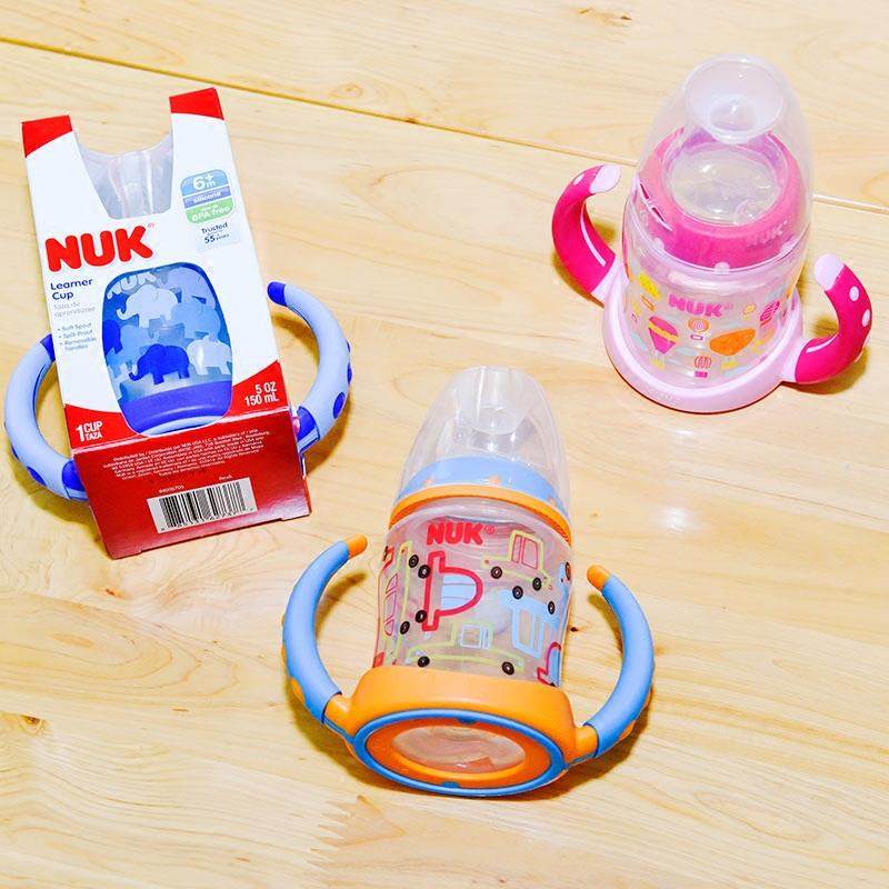 德国NUK学饮杯6-18个月宝宝鸭嘴杯吸管两用防漏防呛婴儿水杯防摔,淘宝优惠券,粉丝福利购,淘宝优惠卷