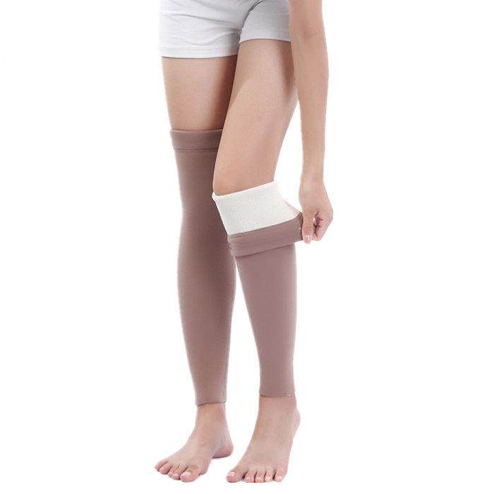 德绒护腿加绒加厚护膝护套保暖老寒腿男女长款冬季老年人防寒袜套,淘宝优惠券,粉丝福利购,淘宝优惠卷