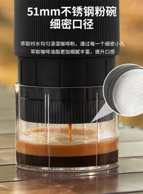 TEOTM便410携式意户咖咖啡机粉仓胶囊加热啡机小型充式电外咖啡机