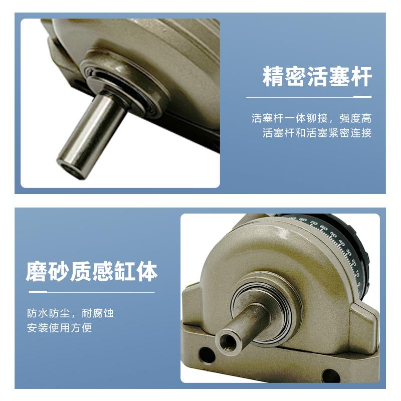 旋转气缸DSRL DSR10-12-16-25-32-40-180-P-FW摆动 DSR25-180-P - 图2