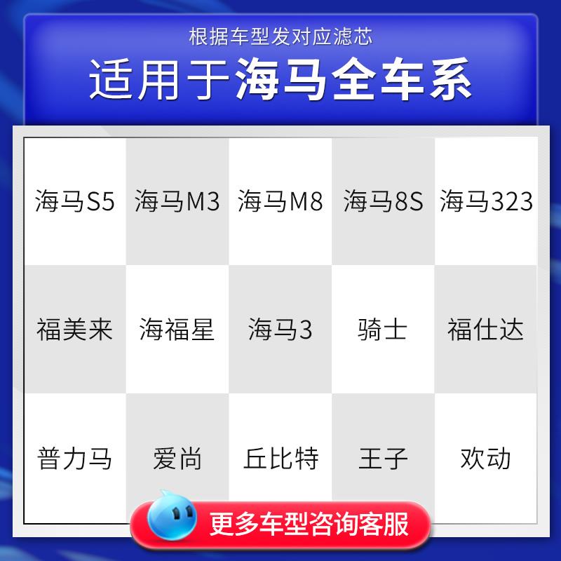 适配海马空调滤芯S5福美来M5普力马F5原厂M3海福星M6丘比特空气格 - 图0