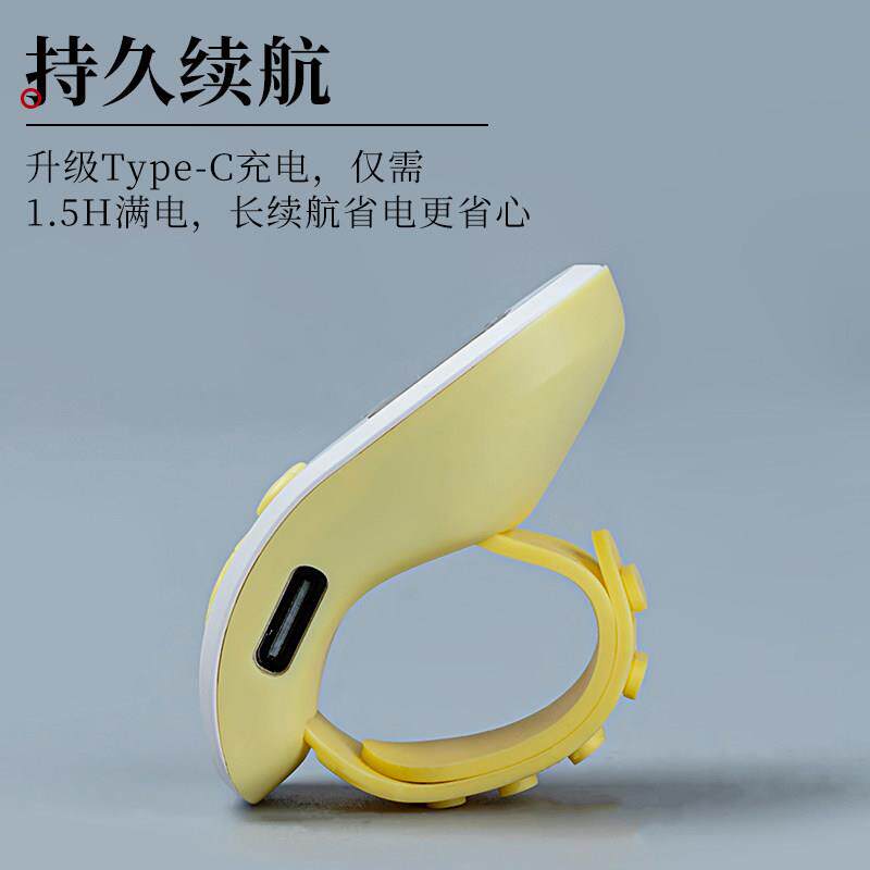 Yuanmanzizi electronic counter hand-held hand-pressed ring ring reading number display hidden luminous rechargeable