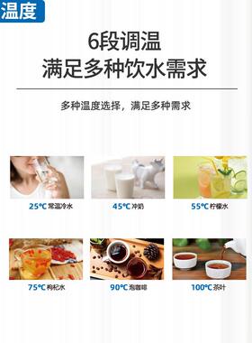 碧罗兰即热式饮水机台式小型速热迷你冲奶机家用智能桌面热水机