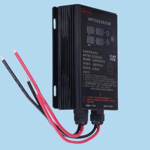 防水MPPT太阳能升压充电控制器电动车24V3648V60V72V太阳能充电器 - 图0