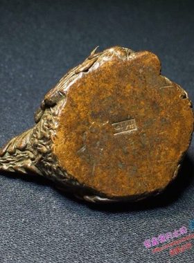 纯铜手工仿古实心紫铜茶宠小物件 团子鸡 茶道小摆件