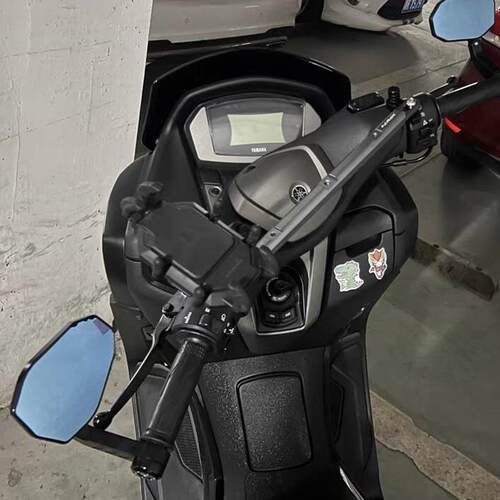 适用铃木UY125/UU125/UE125 改装手把后照镜 手把镜后视镜反光镜 - 图1