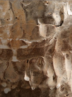 灰白侘寂风e手工陶瓷托盘摆件客厅玄关台面装饰样板房间软装饰品