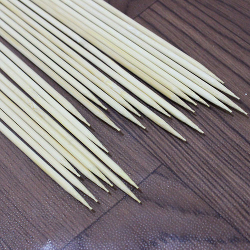 竹签35cm*3.5mm 3600支D/箱糖葫芦面花糖大肉串签子烧烤工具 - 图1