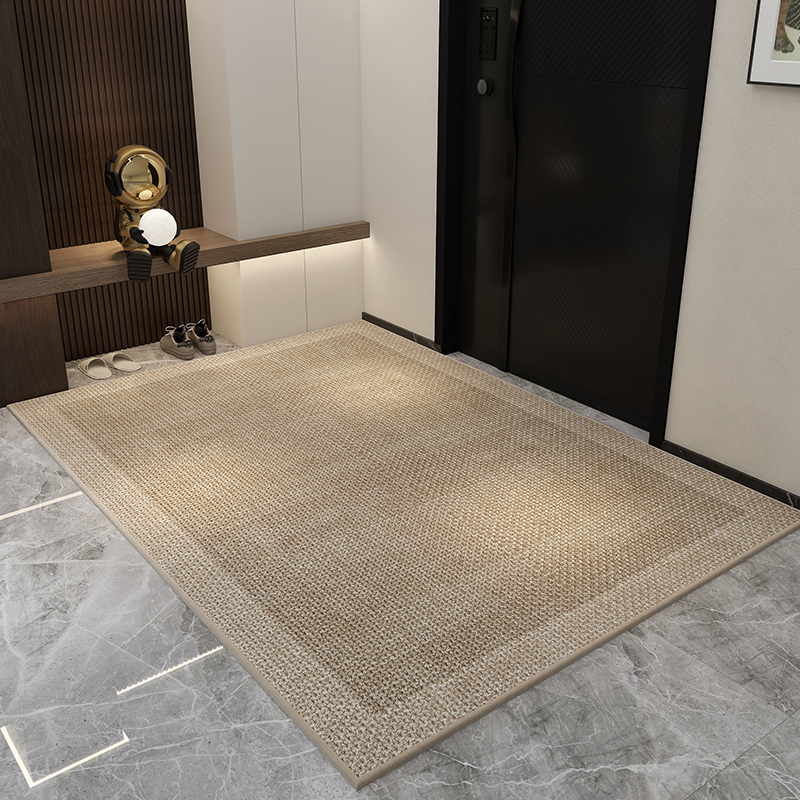定制高端入户门地垫可裁剪门垫轻奢现代进门玄关脚垫门口地毯家用 - 图0
