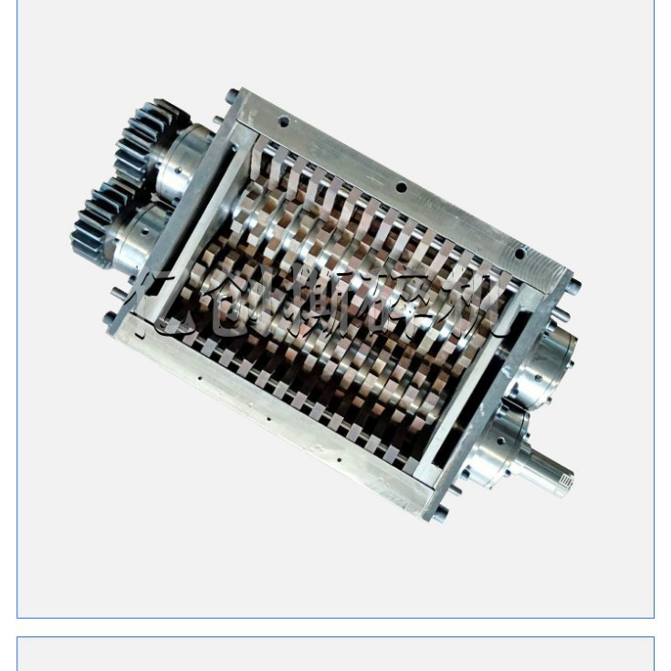 Small waste shredder domestic waste shredder shredder chassis custom twin-shaft crusher manufacturer electric