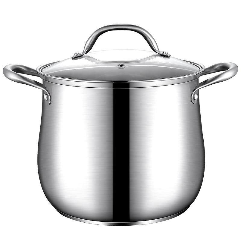 汤锅304不锈钢家用加厚桶带盖拉面熬汤蒸煮锅不粘锅大容量高汤锅,淘宝优惠券,粉丝福利购,淘宝优惠卷
