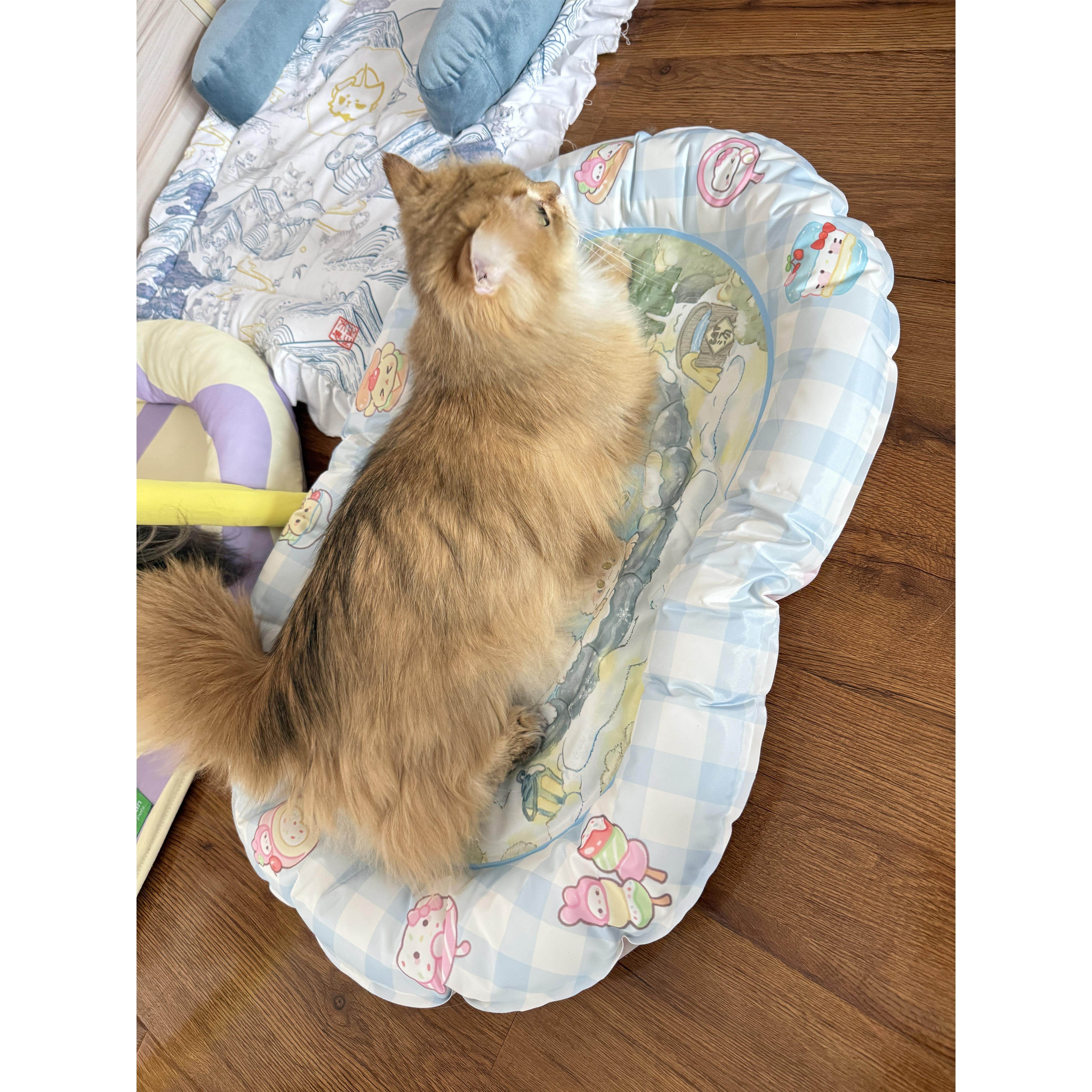 奥菲利亚2025新品可爱宠物冰垫冰窝降温猫窝狗窝耐磨耐抓,淘宝优惠券,粉丝福利购,淘宝优惠卷