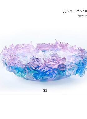 高端创意在风釉面花瓶水果盘家居装饰工艺品饰品无障碍豪华斯堪的