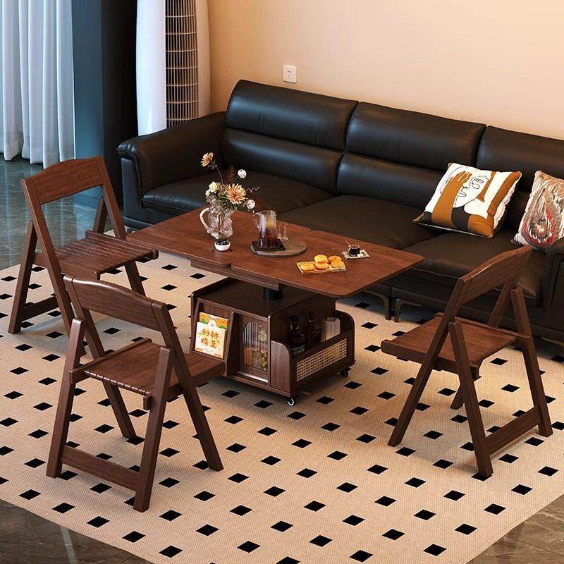 升降茶几折叠移动推车实木茶台茶桌小户型客厅多功能沙发餐桌两用,淘宝优惠券,粉丝福利购,淘宝优惠卷