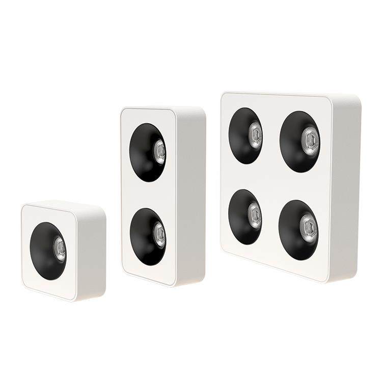 禾品护眼全光谱斗胆灯明装超薄四头客厅卧室无主灯家用深防眩射灯,淘宝优惠券,粉丝福利购,淘宝优惠卷