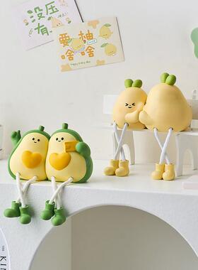 吊脚小家居装饰品柜子隔板架摆件娃娃客厅物墙上创意置可爱洞洞