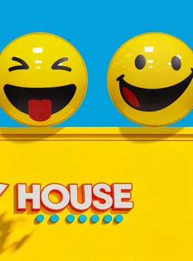 创意发光卡通网红笑脸壁挂店招奶茶店餐I厅咖啡厅背景墙装饰大摆