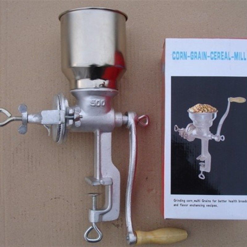 橡胶金属小型研磨机 小型家w用中药研磨机粉碎机 铸铁高低斗研磨,淘宝优惠券,粉丝福利购,淘宝优惠卷