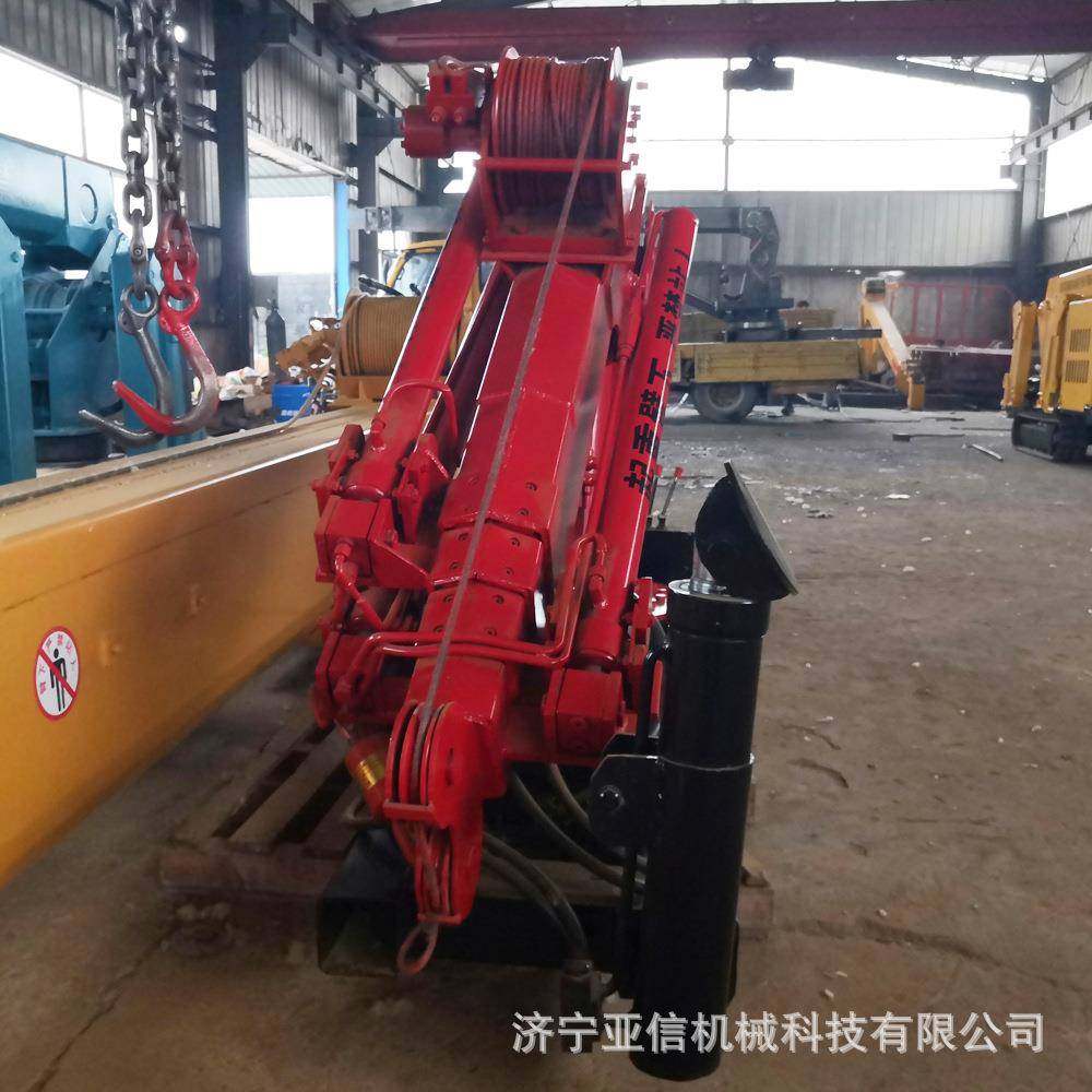 V型吨车载折臂随车吊液压小型折叠式吊机全油缸伸缩臂,淘宝优惠券,粉丝福利购,淘宝优惠卷