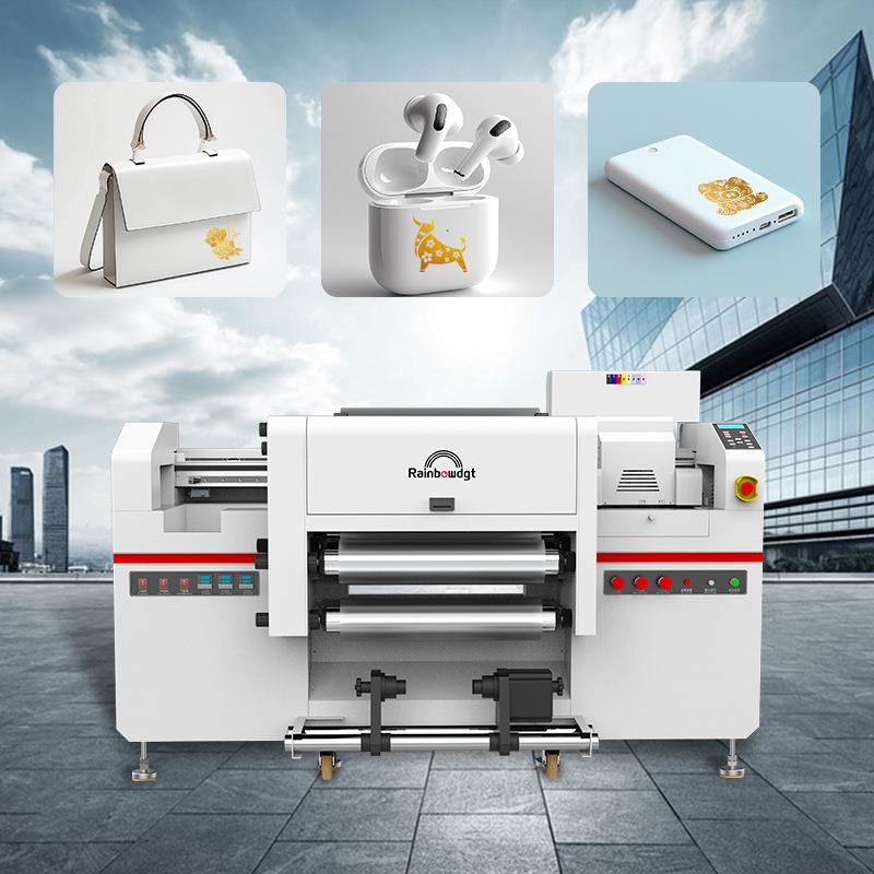 CH-N65水晶标签DTF打印机转印贴卷材烫金手机壳亚克力图案打印机 - 图1