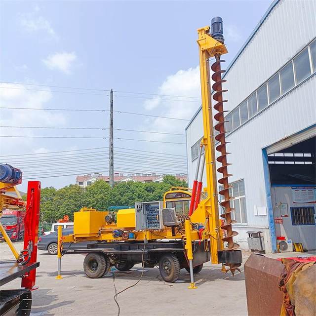 Shipping on the same day Wheeled foundation pile driver Easy to operate and diverse styles Intelligent wheeled foundation pile driver