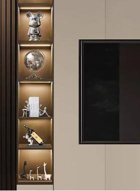 简约轻奢一家四口鹿摆件组合套装客厅家居饰品酒柜乔迁新居礼品