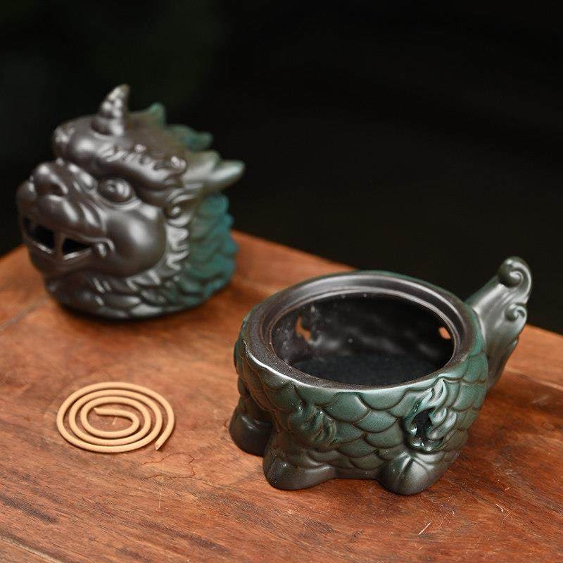 陶瓷盘香薰炉家用貔貅薰炉室内创意龙龟香炉塔香檀香沉香熏香炉,淘宝优惠券,粉丝福利购,淘宝优惠卷