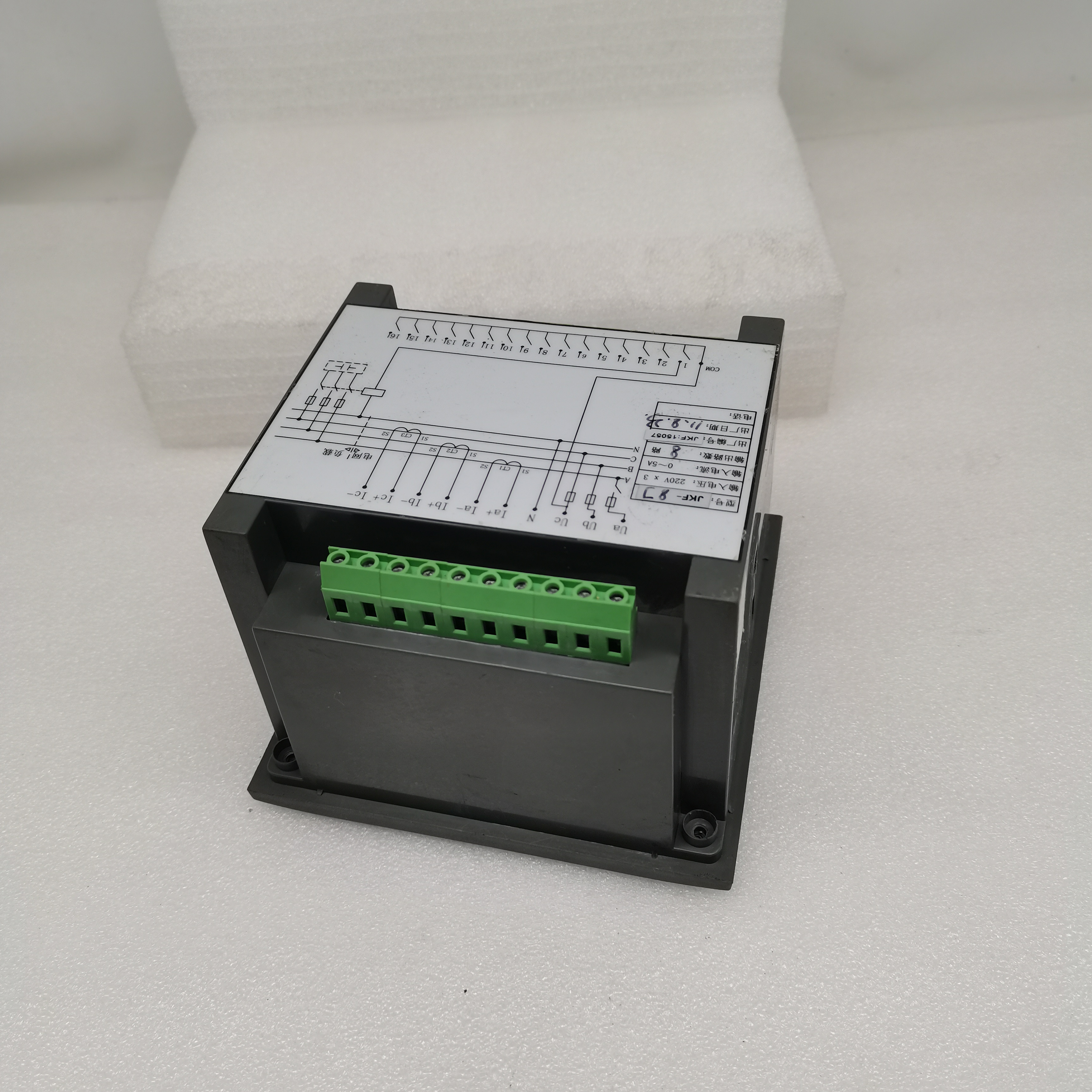 JKF分相无功补偿控制器 JKF-8J 拆机 220V/8路 功能完好 实拍 - 图3