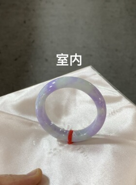 紫韵系列•53-54紫罗兰翡翠手镯天然缅甸翡翠A货紫色美镯
