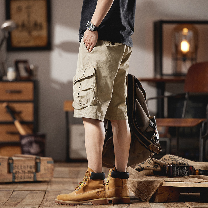 美式复古重磅工装短裤男夏季2025新款宽松大码休闲五分裤男中裤,淘宝优惠券,粉丝福利购,淘宝优惠卷