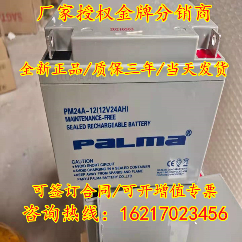 PALMA八马蓄电池PM40-12/12V7a14a17a24a38a40a65a100ah直流屏UPS - 图1