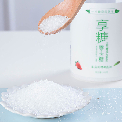 享糖天然甜叶菊糖代糖甜菊糖苷0零卡赤藓糖醇烘焙500g代替木糖醇