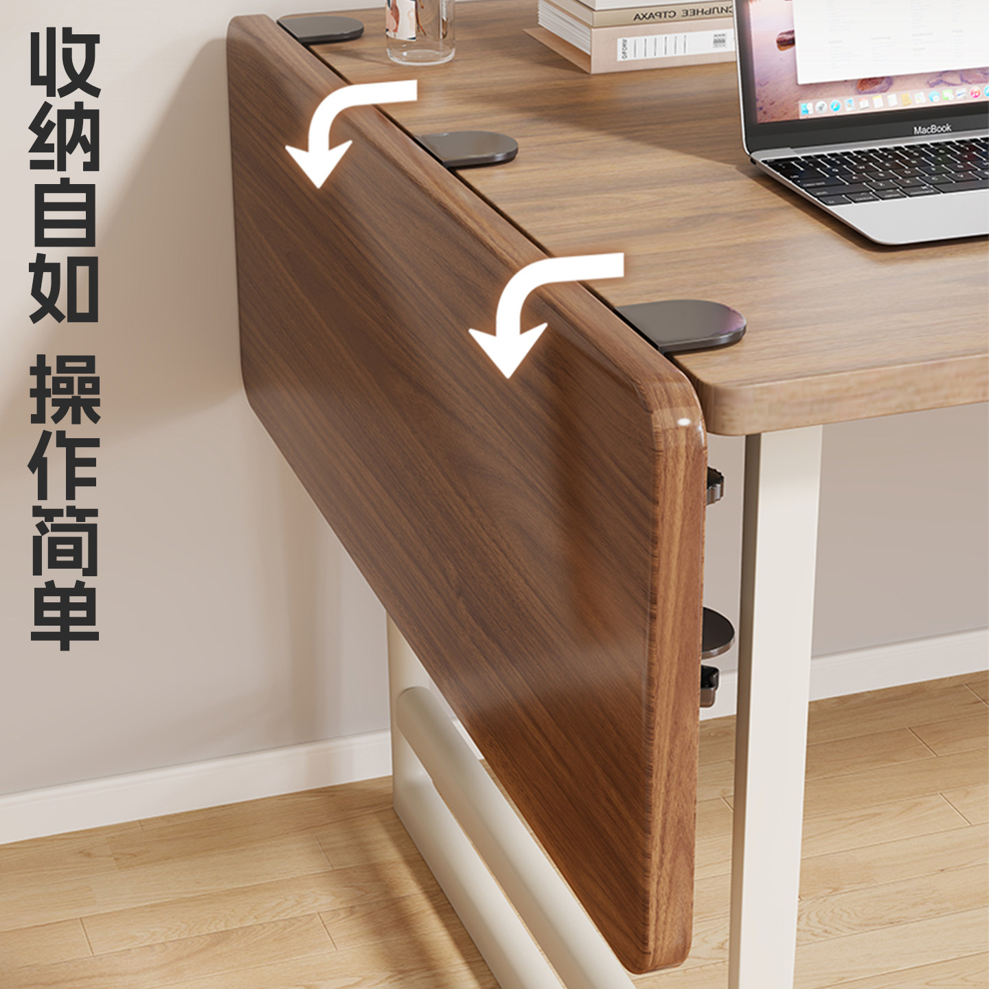 桌面延长板工位免打孔手臂支撑架电脑桌鼠标键盘托架可折叠延伸板 - 图2