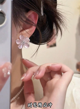 姿茉日韩铜合金女不过敏耳环