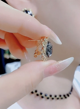 姿茉日韩女925纯银针耳钉