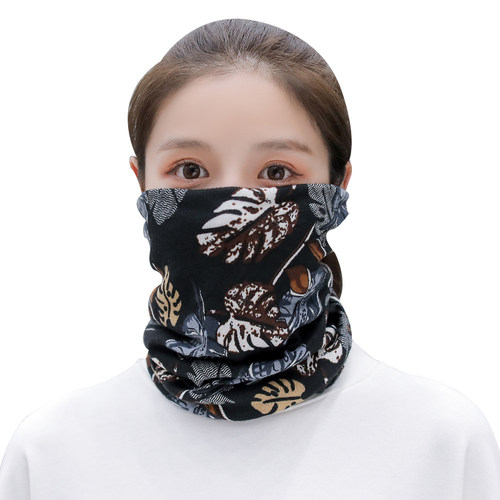 围脖脖套冬季防寒女款百变魔术头巾骑行面罩保暖户外围脖跑步男士 - 图0
