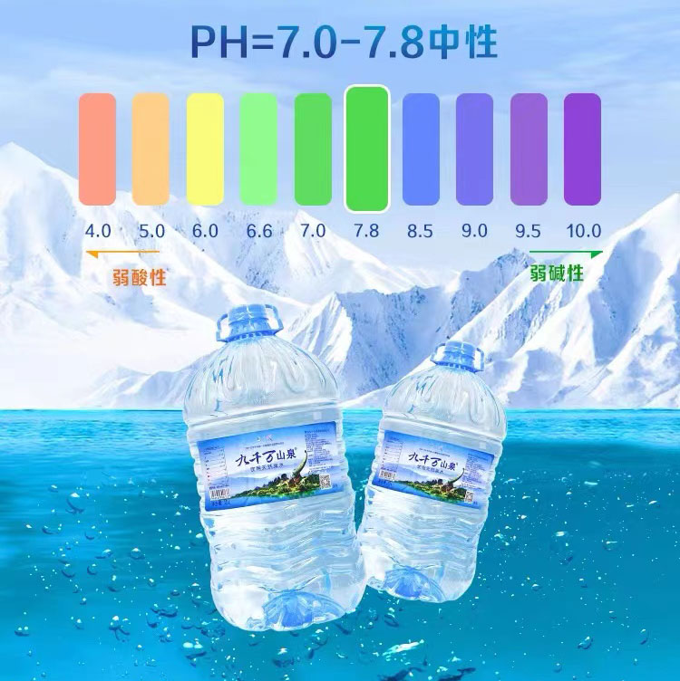 正品九千万山泉15升桶装水天然矿泉水山泉水小分子弱碱性三桶起送 - 图1