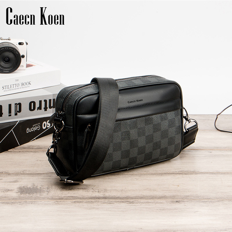 ck单肩包男斜跨手机运动男士包包 琉璃苣箱包男士包袋