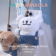 Strap line puppy mobile phone back clip lanyard mobile phone chain cute crossbody lanyard anti-fall mobile phone case lanyard