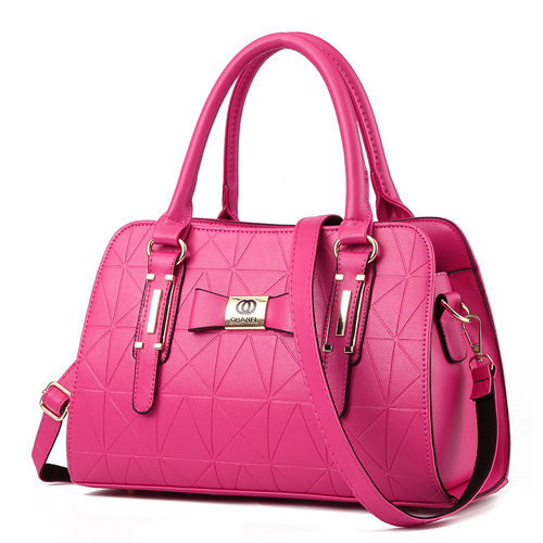 2026 women leather handbag fashion ladies shoulder bag女包新 - 图0