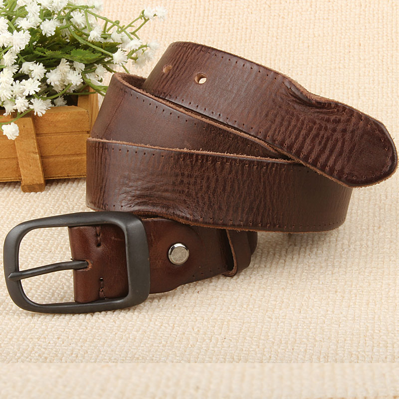 复古皮带店铺复古手工皮带女简约百搭韩国头层牛皮ins风真皮腰带女牛仔裤带潮1