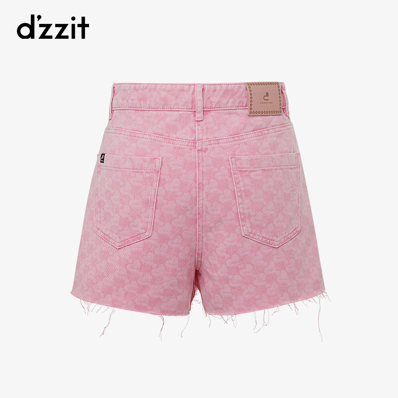 泫雅同款dzzit地素2022夏牛仔裙裤 dzzit休闲裤