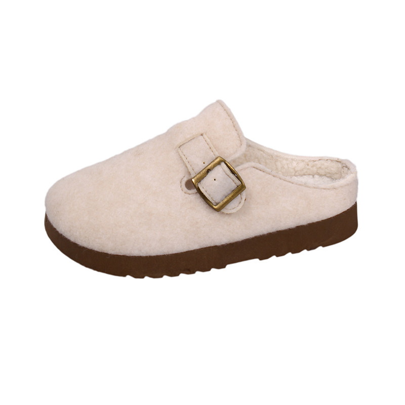 新款勃肯鞋女包头半拖鞋外穿加绒加厚保暖懒人休闲鞋复古百搭棉鞋,淘宝优惠券,粉丝福利购,淘宝优惠卷