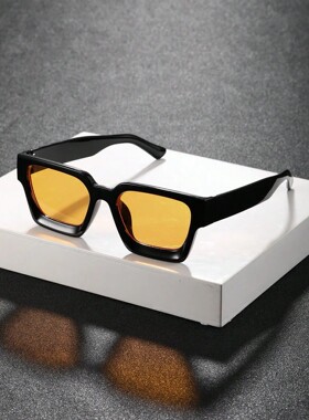 1/2 PC S ClassicSquare Plastic Frame Women Sunglasses For