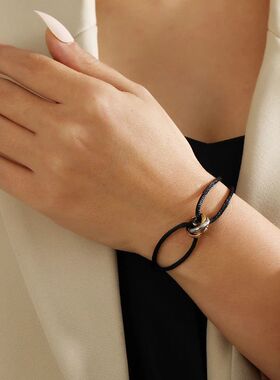 SimpleUnisex Bracelet 3 Metal Round Circle Accessory Men's